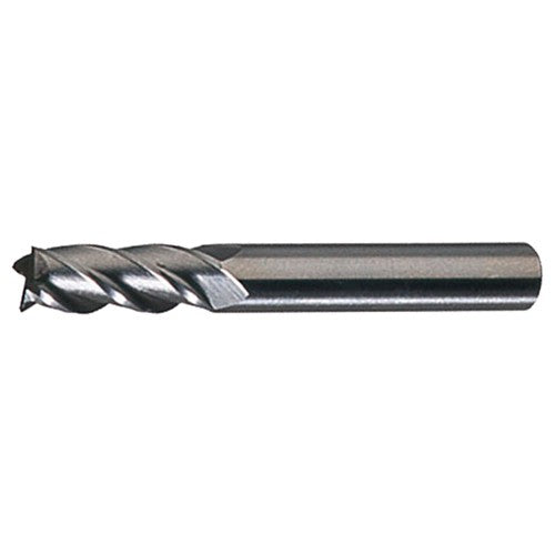 ‎3/32″ × 3/16″ x .2812″ × 1-1/2″ RHS / RHC HSS HSS Single End 4-Flute Center Cutting End Mill - Bright - Exact Industrial Supply