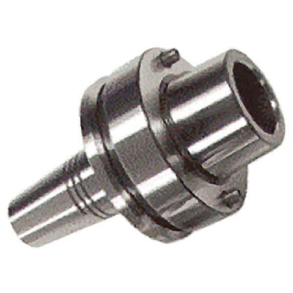 Iscar - 3/4" Hole Diam, HSK63FM Taper Shank Shrink Fit Tool Holder & Adapter - 3-3/4" Projection, 1.299" Nose Diam, 2.05" Clamping Depth, 25,000 RPM, Through Coolant - Exact Industrial Supply