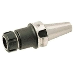 Iscar - 100mm Projection, BT40 Taper Shank, ER32 Collet Chuck - 0.0001" TIR, Through-Spindle - Exact Industrial Supply