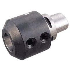 Iscar - C6 Modular Connection 7/8" Hole End Mill Holder/Adapter - 52mm Nose Diam, 3.189" Projection, Through-Spindle Coolant - Exact Industrial Supply
