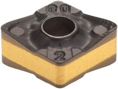 Iscar - CNMX342 M3PW Grade IC8150 Carbide Turning Insert - TiCN/Al2O3/TiCN/TiN Finish, 80° Diamond, 3/8" Inscr Circle, 0.174 Thick, 1/32" Corner Radius - Eagle Tool & Supply