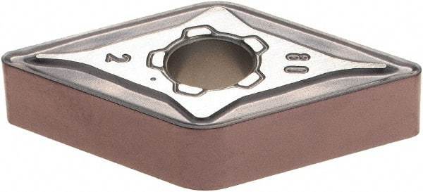 Iscar - DNMG432 M3M Grade IC806 Carbide Turning Insert - TiAlN Finish, 55° Diamond, 1/2" Inscr Circle, 3/16" Thick, 1/32" Corner Radius - Eagle Tool & Supply
