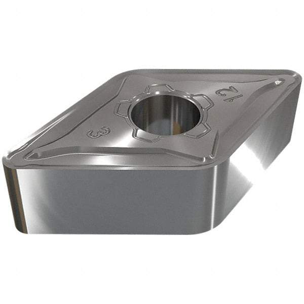 Iscar - DNMG443 M3M Grade IC806 Carbide Turning Insert - TiAlN Finish, 55° Diamond, 1/2" Inscr Circle, 1/4" Thick, 3/64" Corner Radius - Eagle Tool & Supply