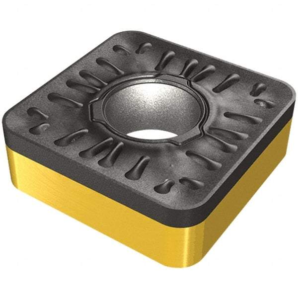 Iscar - SNMM866 R3P Grade IC8150 Carbide Turning Insert - TiCN/Al2O3/TiN Finish, 90° Square, 25.4mm Inscr Circle, 9.52mm Thick, 2.4mm Corner Radius - Eagle Tool & Supply