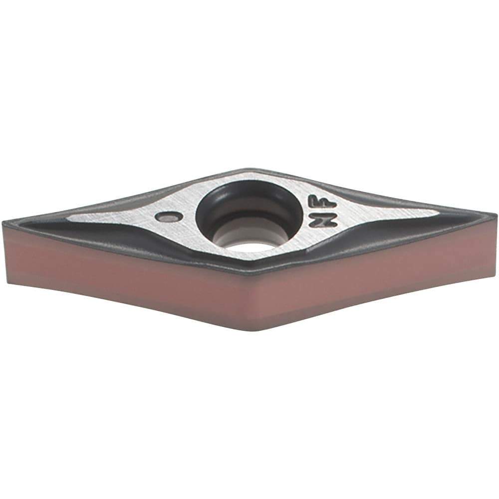 Iscar - VNMG2.5-0 NF Grade IC6015 Carbide Turning Insert - TiCN/Al2O3/TiN Finish, 35° Diamond, 5/16" Inscr Circle, 5/32" Thick, 0.008" Corner Radius - Eagle Tool & Supply