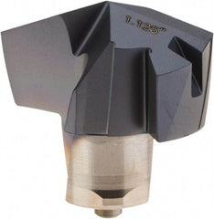 Iscar - Series ICP, 28.58mm Diam Grade IC908 140° Replaceable Drill Tip - Carbide, TiAlN Finish, 28 Seat Size - Eagle Tool & Supply