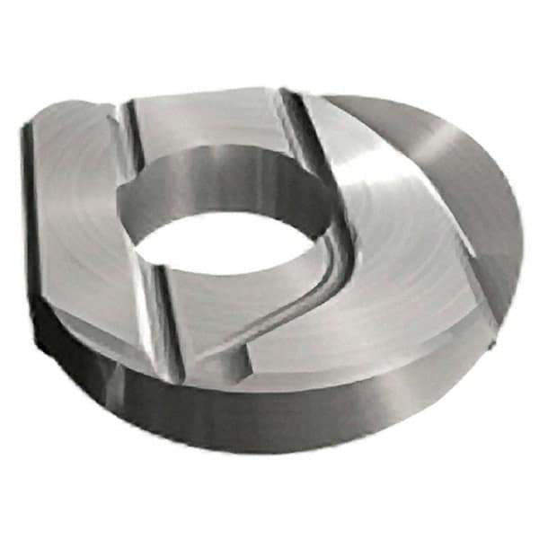 Iscar - HBRD250 QF Grade IC908 Carbide Milling Insert - TiAlN Finish, 5.4mm Thick, 25mm Inscribed Circle, 12.5mm Corner Radius - Eagle Tool & Supply