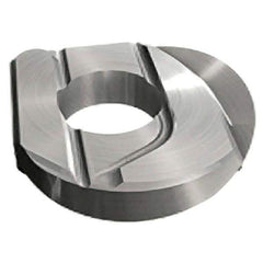 Iscar - HBRD250 QF Grade IC908 Carbide Milling Insert - TiAlN Finish, 5.4mm Thick, 25mm Inscribed Circle, 12.5mm Corner Radius - Eagle Tool & Supply