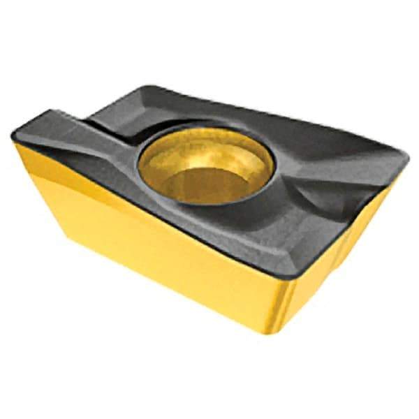 Iscar - HM90 ADCT150508 Grade IC330 Carbide Milling Insert - TiCN/TiN Finish, 0.252" Thick, 0.8mm Corner Radius - Eagle Tool & Supply