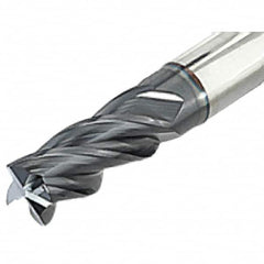 Iscar - 5/8" Diam 4 Flute Solid Carbide 0.03" Corner Radius End Mill - Eagle Tool & Supply