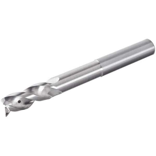 Iscar - 6mm, 3 Flute, Single End, Solid Carbide, 0.2mm Corner Radius End Mill - 57mm OAL, Right Hand Flute, 12mm LOC, Right Hand Cut, 18mm Extended Reach - Eagle Tool & Supply
