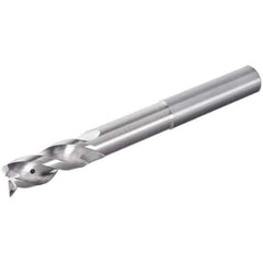 Iscar - 6mm, 3 Flute, Single End, Solid Carbide, 0.2mm Corner Radius End Mill - 57mm OAL, Right Hand Flute, 12mm LOC, Right Hand Cut, 18mm Extended Reach - Eagle Tool & Supply
