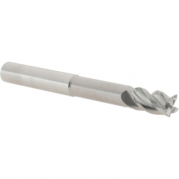 Iscar - 10mm Diam 4 Flute Solid Carbide 0.2mm Corner Radius End Mill - Eagle Tool & Supply