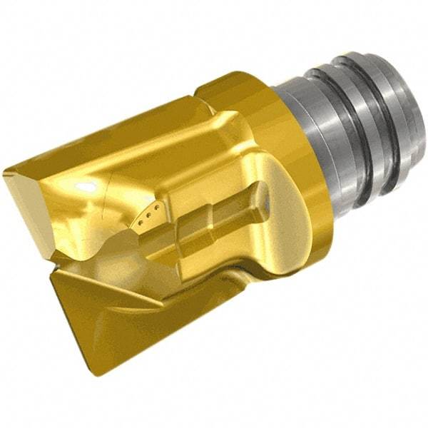 Iscar - MM HC Grade IC903 Carbide End Milling Tip Insert - TiAlN Finish, 2 Flutes, 12mm Cutting Diam, 10mm Depth of Cut, 14.2mm Extension, 0.039" Cnr Rad, 10° Helix - Eagle Tool & Supply