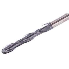 Iscar - 8mm Diam, 50mm LOC, 2 Flute Solid Carbide Ball End Mill - TiAlN Finish, Single End, 150mm OAL, 8mm Shank Diam, Spiral Flute - Eagle Tool & Supply