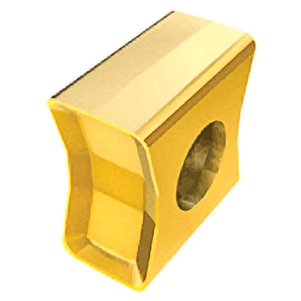 Iscar - LNMT1106 MM Grade IC4050 Carbide Milling Insert - TiCN/Al2O3/TiN Finish, 0.4331" Thick, 0.8mm Corner Radius - Eagle Tool & Supply