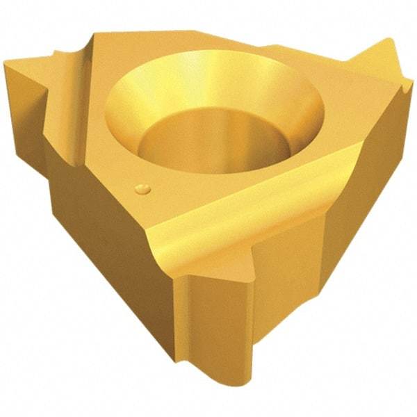 Iscar - 11IR Internal Right Hand ISO Laydown Threading Insert - Grade IC908, TiAlN Coated Carbide, 6.35mm Inscribed Circle - Eagle Tool & Supply