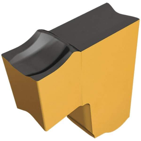 Iscar - TAG2 LF IC808 Grade, 0.079" Cutting Width, Carbide Cutoff Insert - Neutral Lead Angle, 0.008" Cnr Rad, TiAlN/AlTiN/TiN Coated, Single End - Eagle Tool & Supply