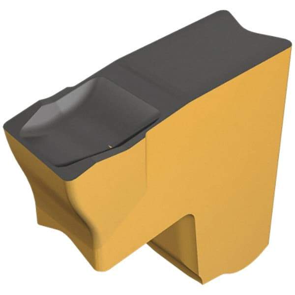 Iscar - TAG6.3 C IC808 Grade, 1/4" Cutting Width, Carbide Cutoff Insert - 4° Left Hand Lead Angle, 0.014" Cnr Rad, TiAlN/AlTiN/TiN Coated, Single End - Eagle Tool & Supply