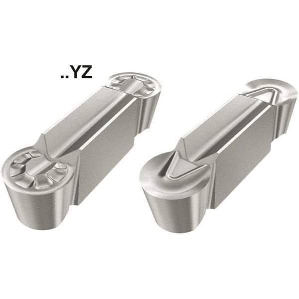 Iscar - 8040FSPA Grade ID5, 8mm Cutting Width Polycrystalline Diamond (PCD) Grooving Insert - 3.99mm Max Depth of Cut, Neutral, 3.99mm Corner Radius - Eagle Tool & Supply