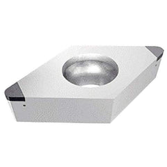 Iscar - DCGW3-1 M2 Grade IB05S PCBN Turning Insert - Uncoated, 55° Diamond, 3/8" Inscr Circle, 5/32" Thick, 1/64" Corner Radius - Eagle Tool & Supply