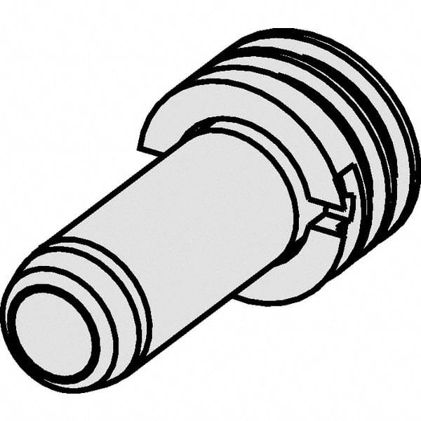 Kennametal - Rotary Tool Holder Coolant Supply Unit Assembly - Use with HSK Shank Tool, Compatible with HSK100A Taper Size - Exact Industrial Supply