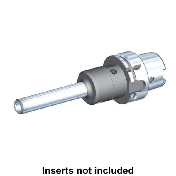 Kennametal - HSK100A Taper Shank, 16mm Hole Diam, Hydraulic Tool Holder/Chuck - 23.5mm Nose Diam, 200mm Projection, 39mm Clamp Depth, 15,000 RPM, Through Coolant - Exact Industrial Supply