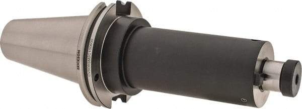 Kennametal - CAT50 Taper Shank 1" Pilot Diam Shell Mill Holder - 6" Flange to Nose End Projection, 2.19" Nose Diam, 1/2-20 Lock Screw, Through-Spindle & DIN Flange Coolant - Exact Industrial Supply