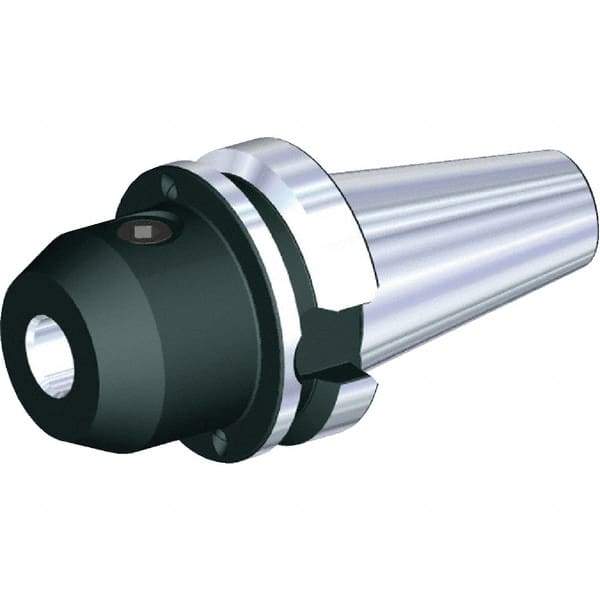 Kennametal - BTKV40 Taper Shank 20mm Hole End Mill Holder/Adapter - 52mm Nose Diam, 63mm Projection, Through-Spindle & DIN Flange Coolant - Exact Industrial Supply
