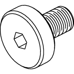 Kennametal - Hex Socket Lock Screw for Indexables - 3/8" Hex - Eagle Tool & Supply