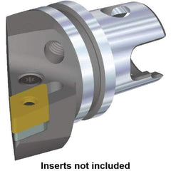 Kennametal - Left Hand Cut, Size KM32, DN.. Insert Compatiblity, Internal or External Modular Turning & Profiling Cutting Unit Head - 22mm Ctr to Cutting Edge, 35mm Head Length, Through Coolant, Series Kenlever - Eagle Tool & Supply