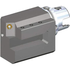 Kennametal - Right Hand Cut, Size KM80ATC, Modular Turning & Profiling Cutting Unit Head - 150mm Head Length, Through Coolant - Eagle Tool & Supply