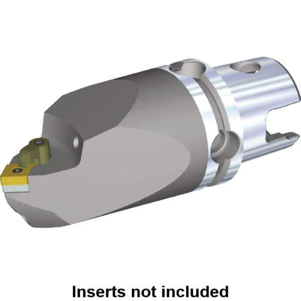Kennametal - Neutral Cut, Size KM63, CN.. Insert Compatiblity, Modular Turning & Profiling Cutting Unit Head - 115mm Head Length, Through Coolant, Series M-Clamping - Eagle Tool & Supply