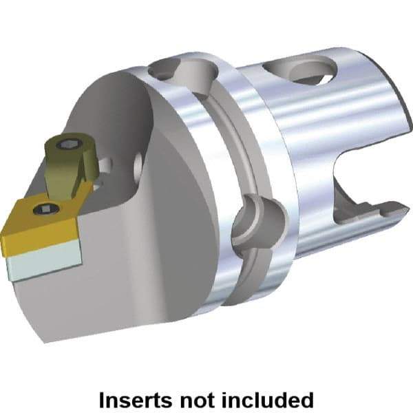 Kennametal - Left Hand Cut, Size KM50, DN.. Insert Compatiblity, Modular Turning & Profiling Cutting Unit Head - 50mm Head Length, Through Coolant, Series M-Clamping - Eagle Tool & Supply