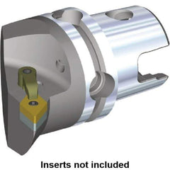 Kennametal - Right Hand Cut, Size KM80, DN.. Insert Compatiblity, Internal or External Modular Turning & Profiling Cutting Unit Head - 53mm Ctr to Cutting Edge, 70mm Head Length, Through Coolant, Series M-Clamping - Eagle Tool & Supply