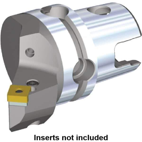 Kennametal - Right Hand Cut, Size KM50, SN.. Insert Compatiblity, Internal or External Modular Turning & Profiling Cutting Unit Head - 35mm Ctr to Cutting Edge, 50mm Head Length, Through Coolant, Series Kenlever - Eagle Tool & Supply