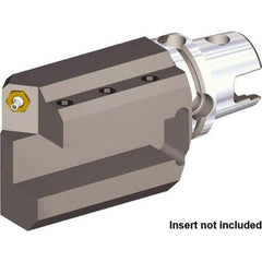 Kennametal - Right Hand Cut, Size KM80TS, Modular Turning & Profiling Cutting Unit Head - 150mm Head Length, Through Coolant - Eagle Tool & Supply