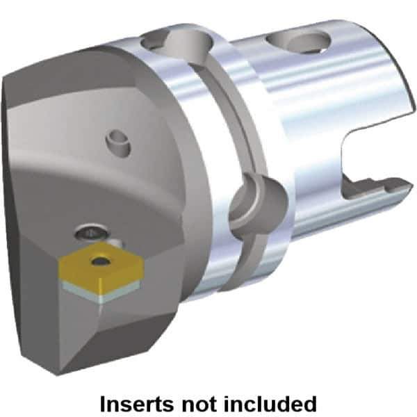 Kennametal - Right Hand Cut, Size KM50, CN.. Insert Compatiblity, Internal or External Modular Turning & Profiling Cutting Unit Head - 35mm Ctr to Cutting Edge, 50mm Head Length, Through Coolant, Series Kenlever - Eagle Tool & Supply