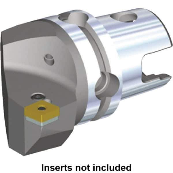 Kennametal - Left Hand Cut, Size KM40, CN.. Insert Compatiblity, Internal or External Modular Turning & Profiling Cutting Unit Head - 27mm Ctr to Cutting Edge, 40mm Head Length, Through Coolant, Series Kenlever - Eagle Tool & Supply