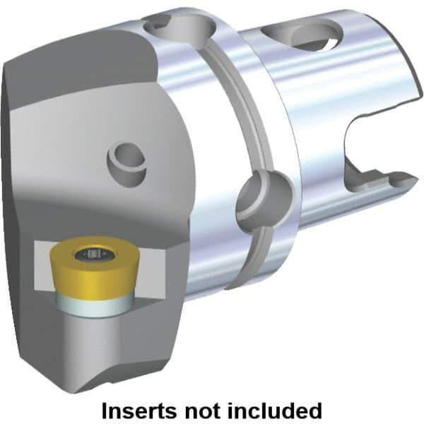 Kennametal - Left Hand Cut, Size KM40, RC.. Insert Compatiblity, Modular Turning & Profiling Cutting Unit Head - 27mm Ctr to Cutting Edge, 40mm Head Length, Through Coolant, Series S-Clamping - Eagle Tool & Supply