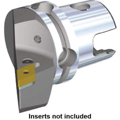 Kennametal - Left Hand Cut, Size KM50, DN.. Insert Compatiblity, Modular Turning & Profiling Cutting Unit Head - 35mm Ctr to Cutting Edge, 50mm Head Length, Through Coolant, Series Kenlever - Eagle Tool & Supply