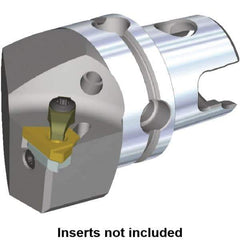 Kennametal - Insert Style LT 16ER, 50mm Head Length, Left Hand Cut, External Modular Threading Cutting Unit Head - System Size KM50TS, 35mm Center to Cutting Edge, Series LT Threading - Eagle Tool & Supply