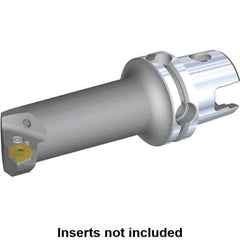 Kennametal - Right Hand Cut, 32mm Min Bore Diam, Size KM40 Modular Boring Cutting Unit Head - 2.9528" Max Bore Depth, Through Coolant, Compatible with CN.. - Eagle Tool & Supply