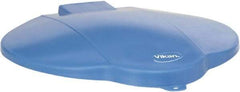 Vikan - 3 Gal Polypropylene Pail Lid - Blue, For Use with 5688 - Eagle Tool & Supply