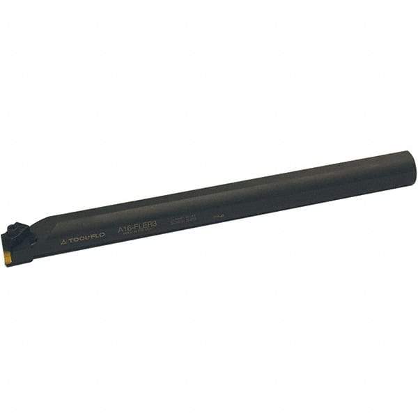 Tool-Flo - A-FLSL, Internal, Left Hand, 0.29" Max Depth of Cut, Indexable Grooving Tool Holder - FLFD-3LI Insert Compatibility, 2" Shank Width, 16" OAL, Through Coolant - Eagle Tool & Supply