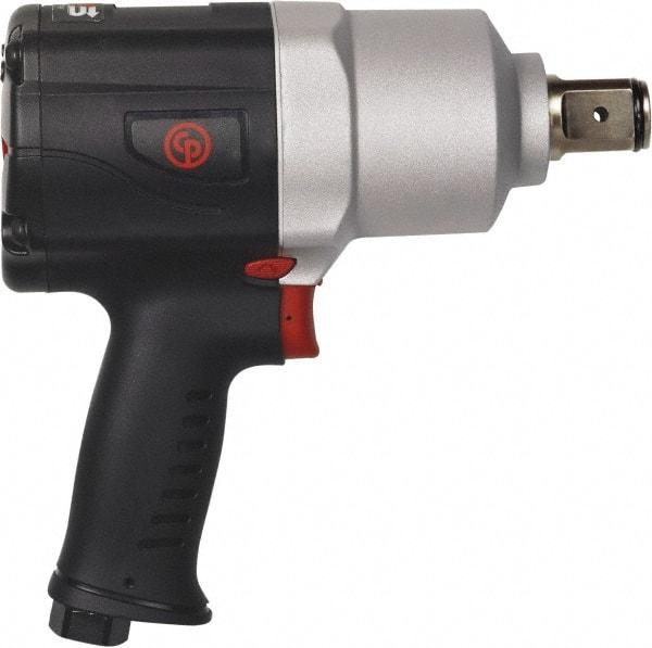 Chicago Pneumatic - 1" Drive, 7,000 RPM, 1,080 Ft/Lb Torque Impact Wrench - Pistol Grip Handle, 1,200 IPM, 31 CFM, 90 psi, 3/8" NPT Inlet - Eagle Tool & Supply