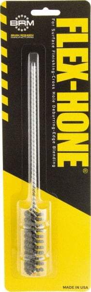 Brush Research Mfg. - 5/8" to 0.709" Bore Diam, 60 Grit, Silicon Carbide Flexible Hone - Coarse, 8" OAL - Eagle Tool & Supply