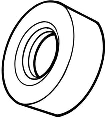 Sandvik Coromant - 1/2" Inscribed Circle, Toolholder Shim for Indexables - 5/16" Thick, 5322 141 Shim Style, Positive Rake, Left Hand, Neutral, Right Hand Cut - Eagle Tool & Supply