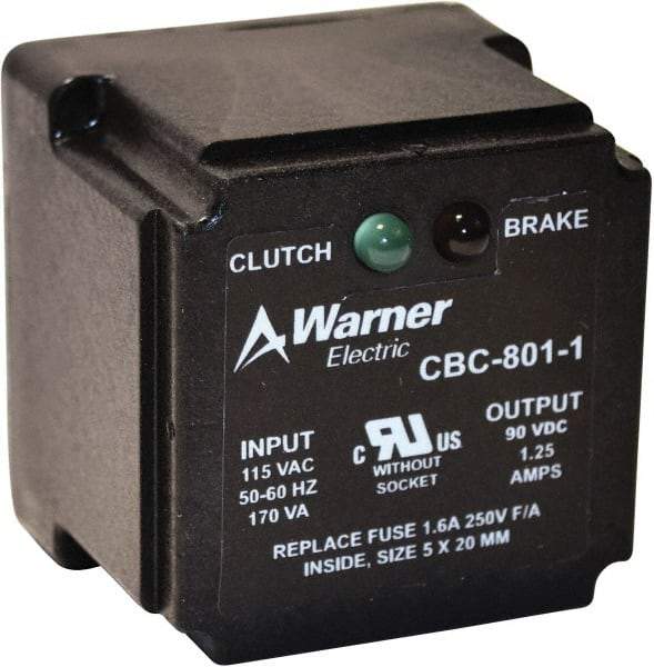 Warner Electric - Octal Socket Clutch Power Supply - For Use with Any 90V Clutch or Brake - Eagle Tool & Supply