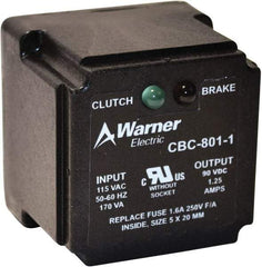 Warner Electric - Octal Socket Clutch Power Supply - For Use with Any 90V Clutch or Brake - Eagle Tool & Supply